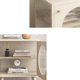 Industrial Accent Table Nightstand Antique Finish Bedside Cabinet