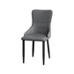 Industrial Style Arm Chair Faux Leather Parsons Chair for Home