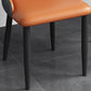 Industrial Style Arm Chair Faux Leather Parsons Chair for Home