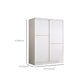 Contemporary White Wood Frame Wardrobe Freestanding Wardrobe with Soft Close Doors