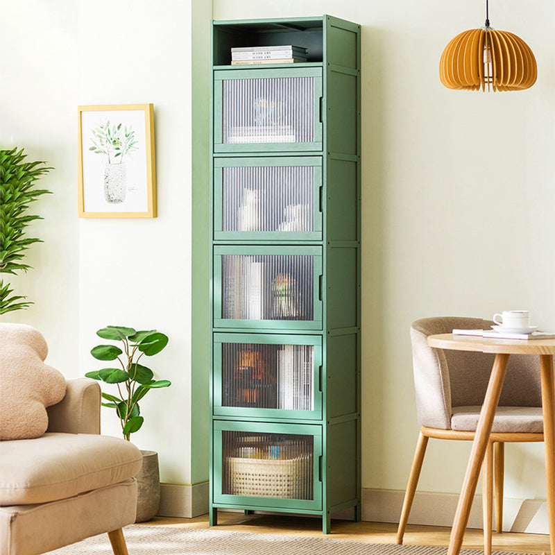 Contemporary Green Wood Accent Cabinet Rectangle Grooves Accent Cabinet Clearhalo 'Cabinets & Chests' 'cabinets_chests' 'furn' 'furn_cabinets_chests' 'Furniture' 'Living Room Furniture' 7301957