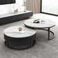 Slate Coffee Table Slate Nesting Coffee Table Set with Storage Drawer