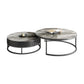 Slate Coffee Table Slate Nesting Coffee Table Set with Storage Drawer