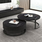 Slate Coffee Table Slate Nesting Coffee Table Set with Storage Drawer