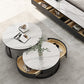 Slate Coffee Table Slate Nesting Coffee Table Set with Storage Drawer