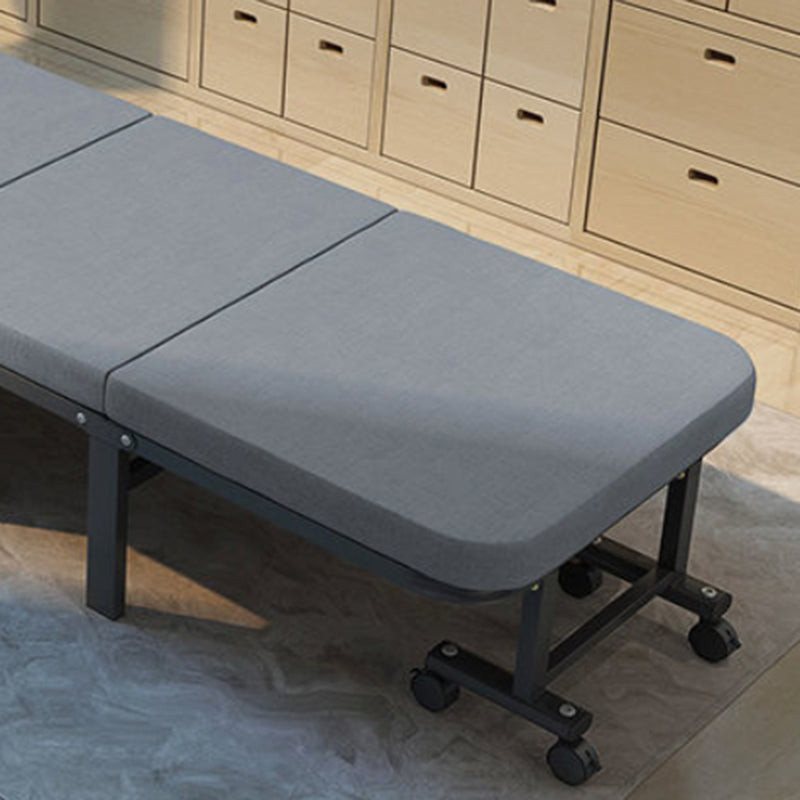 Scandinavian Recliner Gray Metal Solid Color Standard Position Lock With Legs Clearhalo 'Chairs & Seating' 'furn' 'furn_recliners' 'Furniture' 'Living Room Furniture' 'Recliners' 7305140