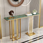 Console rettangolare in pietra glam Tabella 1 tavola finale, altezza 31,5 "
