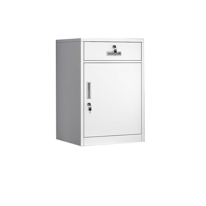 Industrial Metal Filing Cabinet Locking Drawers and Storage Cabinet White 1 Clearhalo 'Filing Cabinets' 'filling_cabinets' 'furn' 'furn_filling_cabinets' 'Furniture' 'Office Furniture' 7305240