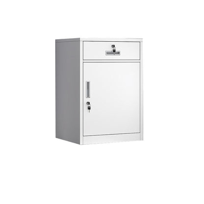 Industrial Metal Filing Cabinet Locking Drawers and Storage Cabinet White 1 Clearhalo 'Filing Cabinets' 'filling_cabinets' 'furn' 'furn_filling_cabinets' 'Furniture' 'Office Furniture' 7305240