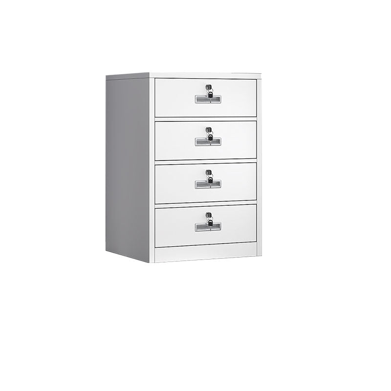 Industrial Metal Filing Cabinet Locking Drawers and Storage Cabinet White 4 Clearhalo 'Filing Cabinets' 'filling_cabinets' 'furn' 'furn_filling_cabinets' 'Furniture' 'Office Furniture' 7305242