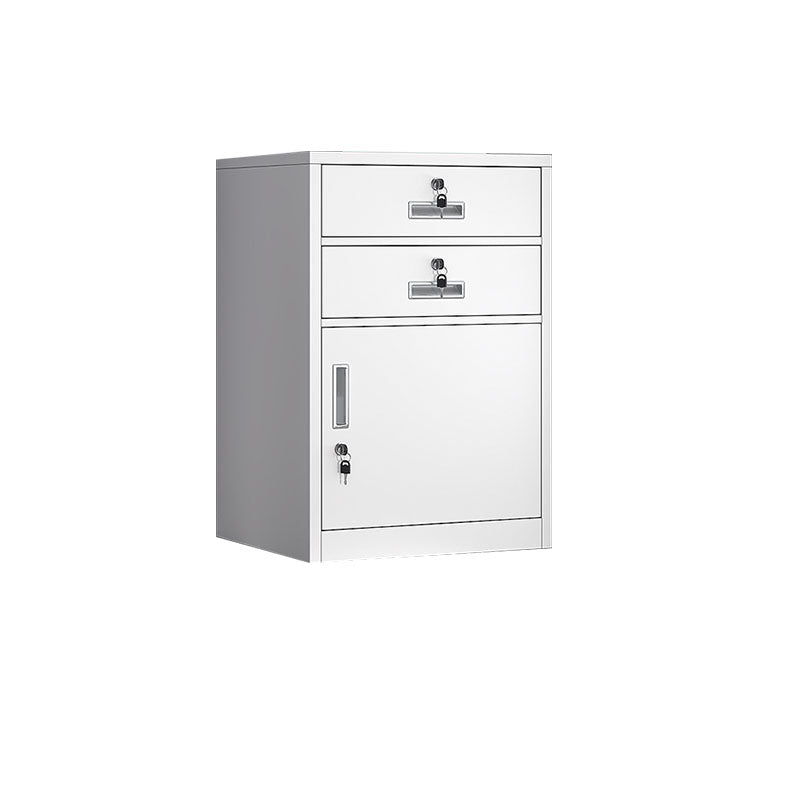 Industrial Metal Filing Cabinet Locking Drawers and Storage Cabinet White 2 Clearhalo 'Filing Cabinets' 'filling_cabinets' 'furn' 'furn_filling_cabinets' 'Furniture' 'Office Furniture' 7305246