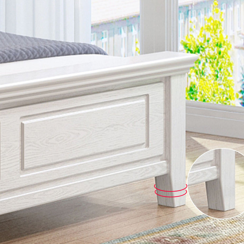 Hedendaags hout en gestoffeerd bed rechthoekig standaardbed met aangepaste gouden benen