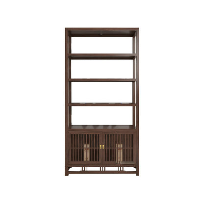 Modern Style Floor Wine Rack Wooden Frame Wine Bottle Rack for Home