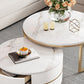 Modern Coffee Table Frame 2 Piece Nesting Tables with Golden Legs Clearhalo 'Coffee & Accent Tables' 'Coffee Tables' 'coffee_tables' 'furn' 'furn_coffee_tables' 'Furniture' 'Living Room Furniture' 7305589