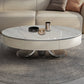 Oval White Coffee Table Slate Coffee Table with Storage Drawers Clearhalo 'Coffee & Accent Tables' 'Coffee Tables' 'coffee_tables' 'furn' 'furn_coffee_tables' 'Furniture' 'Living Room Furniture' 7305768