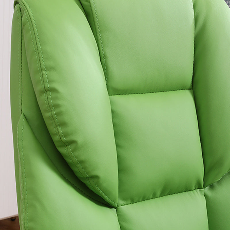 Sedia reclinabile in venaio in pelle di colore reclinabile standard girevole