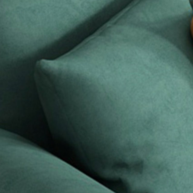 Green Sofa Solid Wood Water Resistant Seating for Living Room