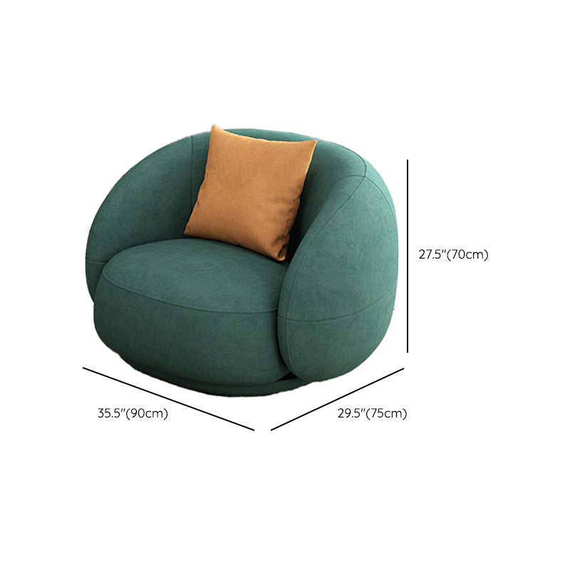 Green Sofa Solid Wood Water Resistant Seating for Living Room