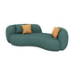 Green Sofa Stationary Water Resistant Seating for Living Room