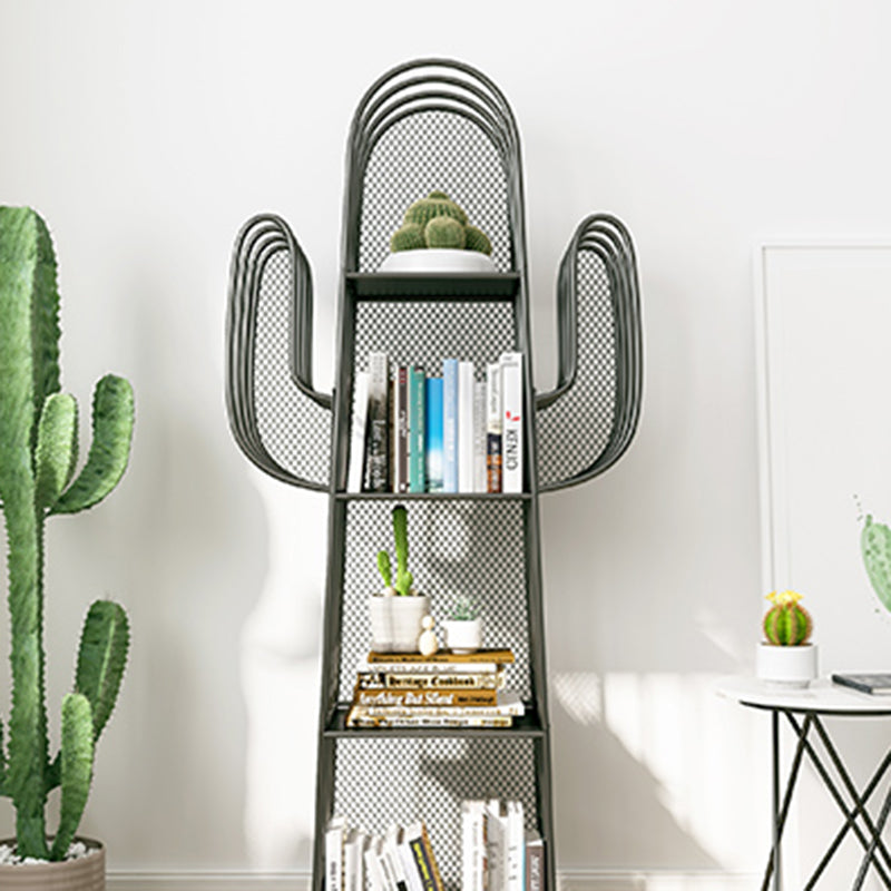 Skandinavisches antikes Finish -Regal -Bücherregal Metall Etagere Bücherregal, 59,05 "H.