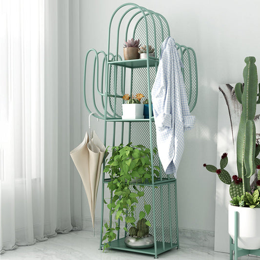 Scandinavian Antique Finish Shelf BOEKKAST METAL ETAGERE BOEKSPELS, 59.05 "H