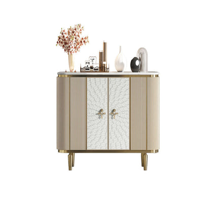 Gabinetes de madera de ingeniería modernos de aparador Credenza, 35.4 pulgadas de altura