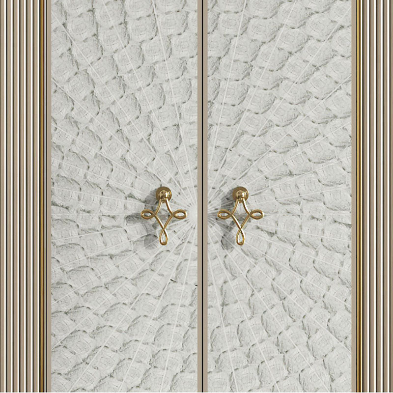 Gabinetes de madera de ingeniería modernos de aparador Credenza, 35.4 pulgadas de altura