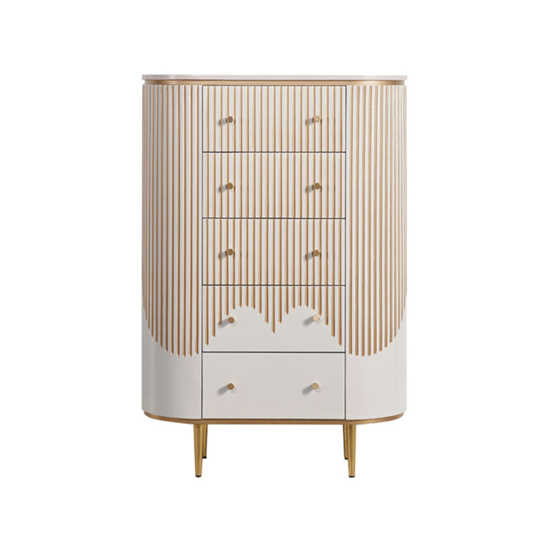 Tavolo da tavolo a buffet in stile glam con porte per sala da pranzo