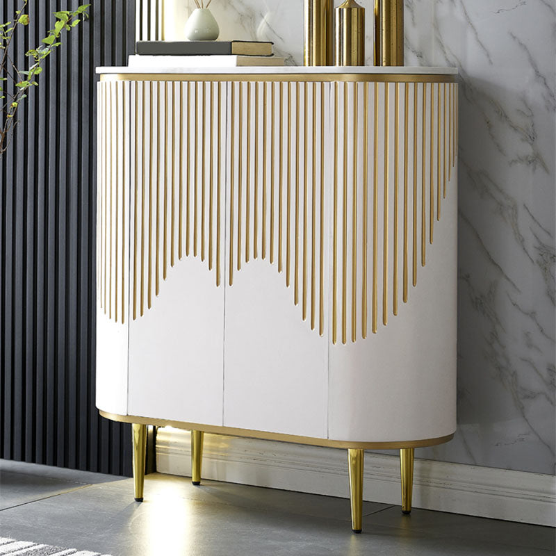 Tavolo da tavolo a buffet in stile glam con porte per sala da pranzo