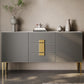 Glam Buffet Table Stone Sideboard Armadio con porte per soggiorno