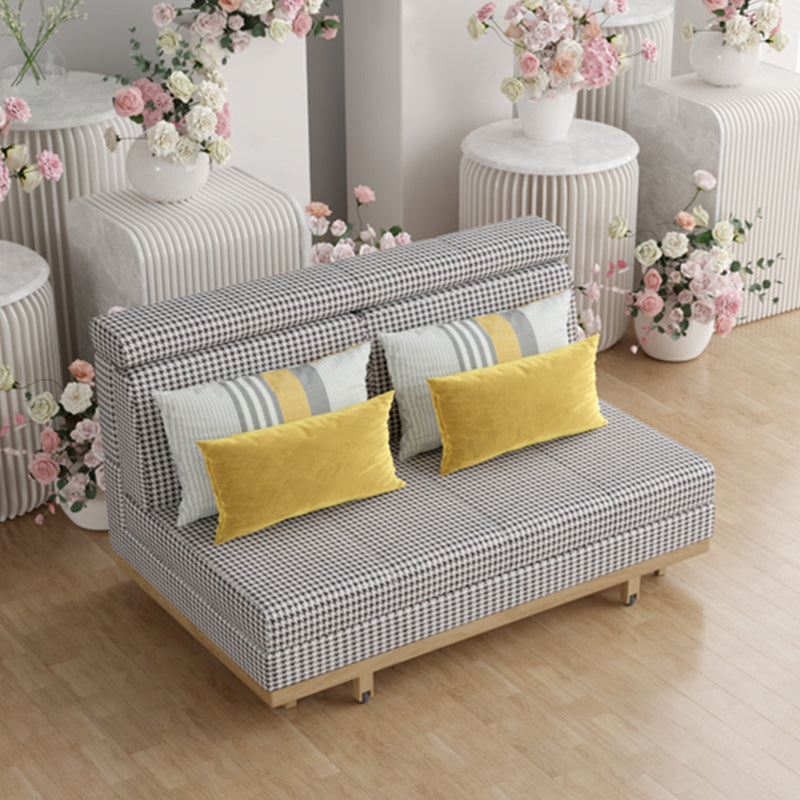 Divano per dormiente futon senza braccia contemporaneo divano letto per dormiente futon grigio