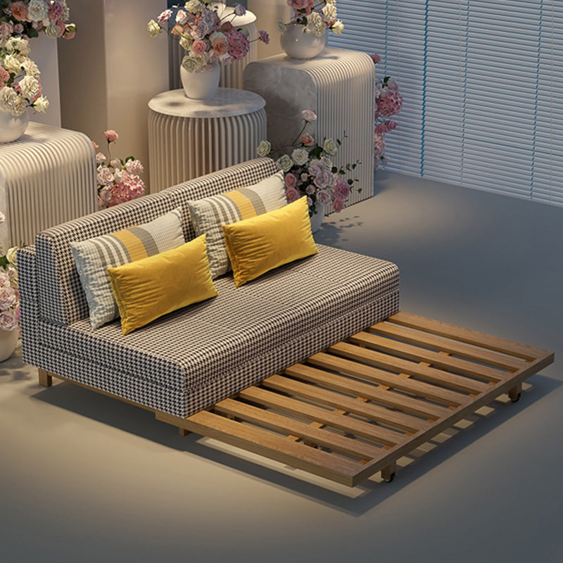 Divano per dormiente futon senza braccia contemporaneo divano letto per dormiente futon grigio