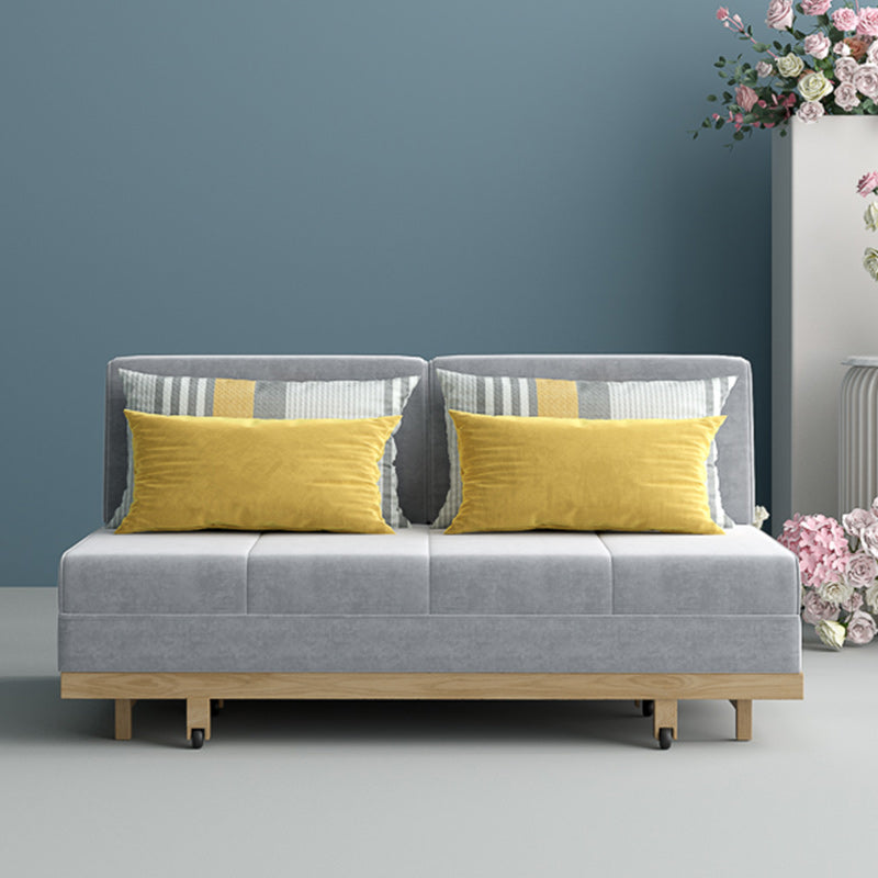 Divano per dormiente futon senza braccia contemporaneo divano letto per dormiente futon grigio