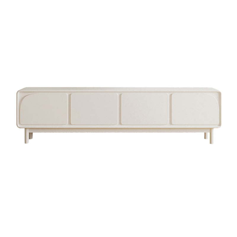 Contemporary TV Console Wooden White Media Console with Doors Clearhalo 'furn' 'furn_tv_stands_entertainment_centers' 'Furniture' 'Living Room Furniture' 'TV Stands & Entertainment Centers' 'TV Stands & Media Storage Furniture' 'tv_stands_entertainment_centers' 7309269