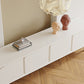 Contemporary TV Console Wooden White Media Console with Doors Clearhalo 'furn' 'furn_tv_stands_entertainment_centers' 'Furniture' 'Living Room Furniture' 'TV Stands & Entertainment Centers' 'TV Stands & Media Storage Furniture' 'tv_stands_entertainment_centers' 7309271