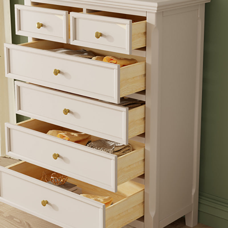 Commode en bois Classic glam rangement coffre commode pour chambre à coucher