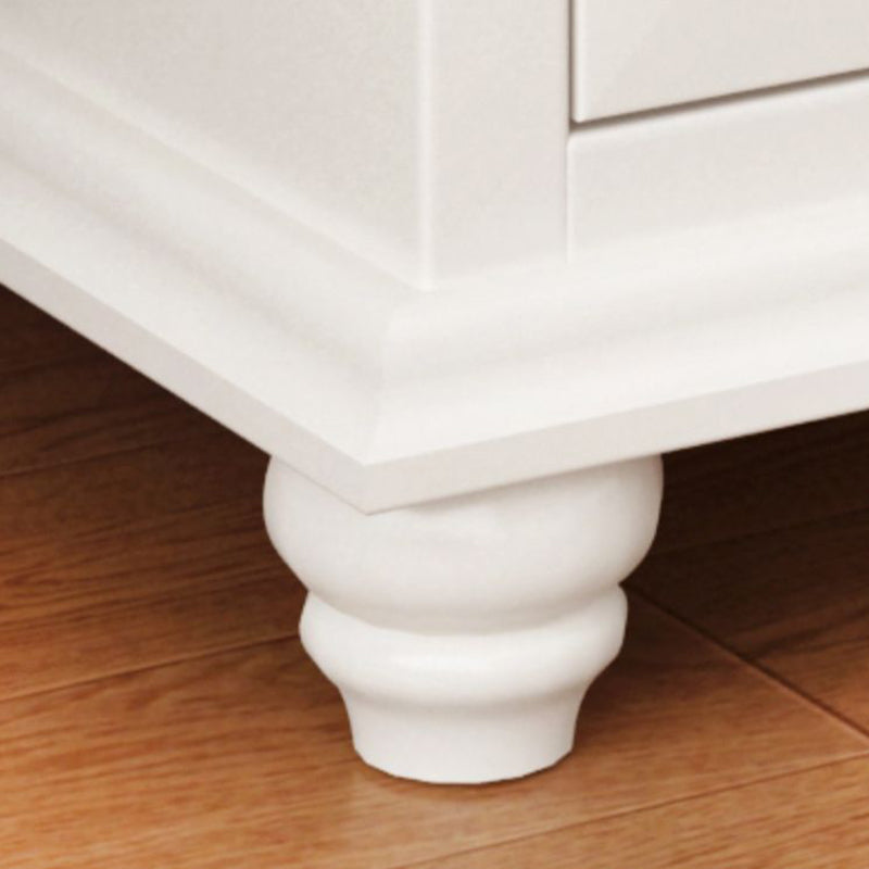 Tocador de madera de abedul de doble tocador horizontal contemporáneo para la habitación