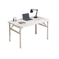 Contemporary Folding Office Desk Home Writing Desk with H-Shape Base , 29.5" H Clearhalo 'furn' 'furn_office_desk' 'Furniture' 'Office Desks' 'Office Furniture' 'office_desk' 7309386