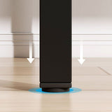 Contemporary Folding Office Desk Home Writing Desk with H-Shape Base , 29.5" H Clearhalo 'furn' 'furn_office_desk' 'Furniture' 'Office Desks' 'Office Furniture' 'office_desk' 7309389