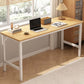 Zeitgenössischer Home Office Schreibtisch Holz H-Form Basis Schreibschalter, 29,5 "H.