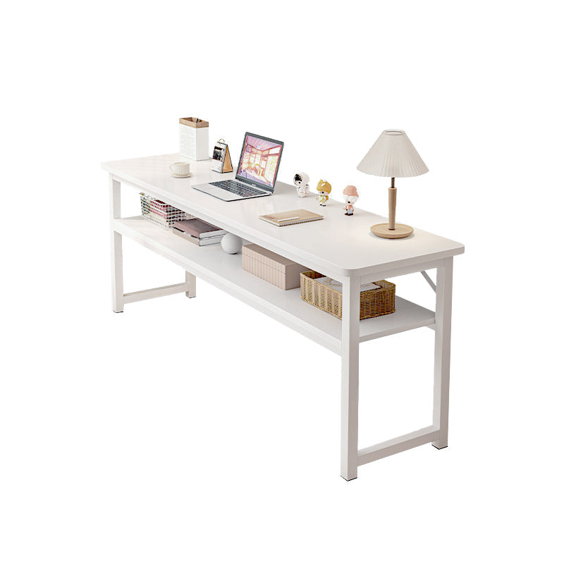 Zeitgenössischer Home Office Schreibtisch Holz H-Form Basis Schreibschalter, 29,5 "H.