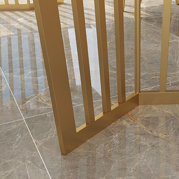 Rectangular Shaped Conference Table 2 Legs Writing Desk in White Clearhalo 'furn' 'furn_office_desk' 'Furniture' 'Office Desks' 'Office Furniture' 'office_desk' 7309419