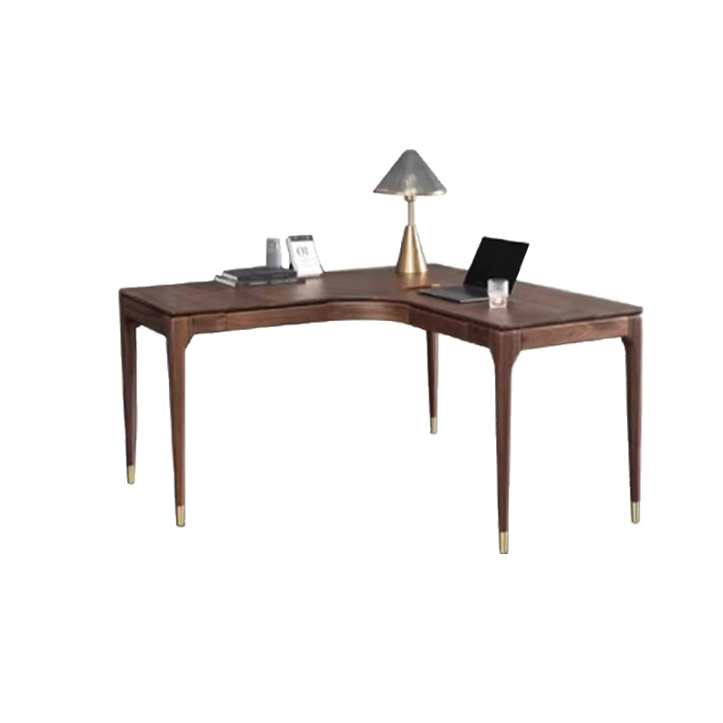 Bureau de bureau en bois massif moderne en forme de tiroir unique en forme de tiroir unique pour la maison