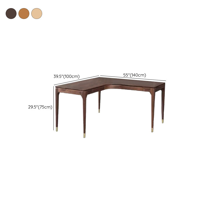 Bureau de bureau en bois massif moderne en forme de tiroir unique en forme de tiroir unique pour la maison