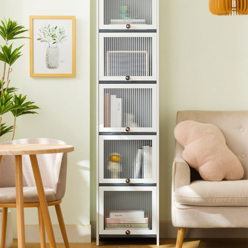 Contemporary White Wood Storage Cabinet Knobs Rectangle Storage Cabinet Clearhalo 'Cabinets & Chests' 'cabinets_chests' 'furn' 'furn_cabinets_chests' 'Furniture' 'Living Room Furniture' 7309579