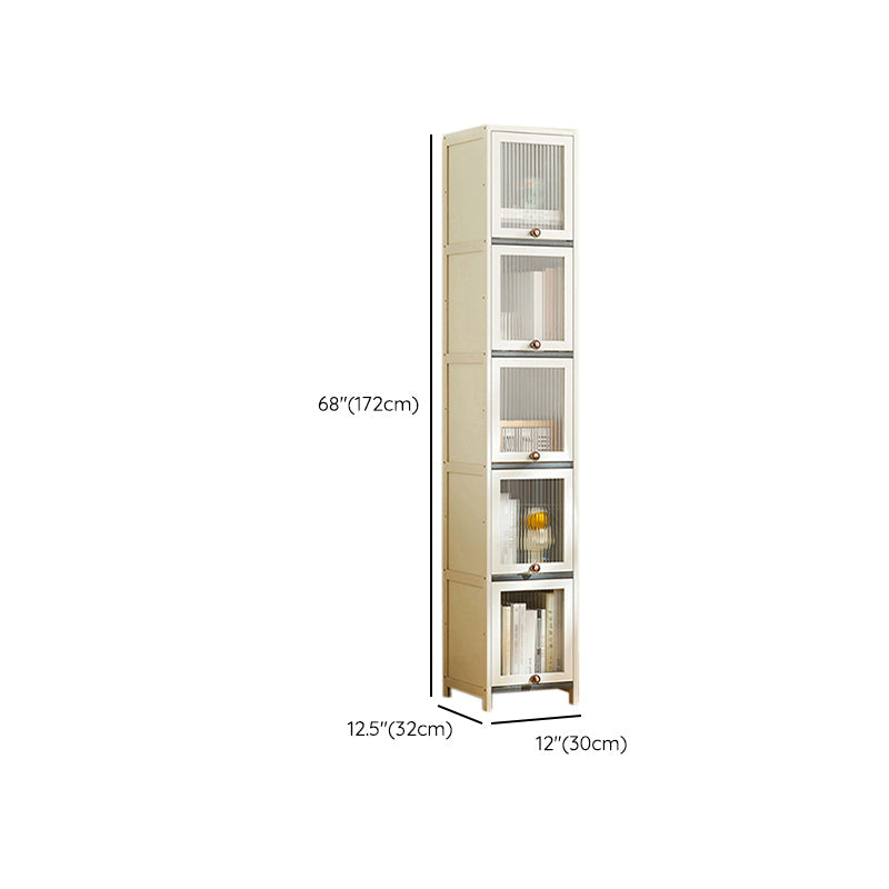 Contemporary White Wood Storage Cabinet Knobs Rectangle Storage Cabinet Clearhalo 'Cabinets & Chests' 'cabinets_chests' 'furn' 'furn_cabinets_chests' 'Furniture' 'Living Room Furniture' 7309592