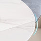 Contemporary Dining Room Dinner Table Pedestal Extendable Dining Table