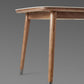 White Dinette Table with Wood Legs Modern Dining Table for Kitchen Clearhalo 'Dining Tables & Seating' 'Dining Tables' 'dining_table' 'furn' 'furn_dining_table' 'Furniture' 'Kitchen & Dining Furniture' 7309802