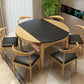 Kitchen Contemporary Dinner Table 4 Legs Extendable Dining Table Clearhalo 'Dining Tables & Seating' 'Dining Tables' 'dining_table' 'furn' 'furn_dining_table' 'Furniture' 'Kitchen & Dining Furniture' 7309829