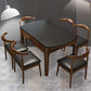Kitchen Contemporary Dinner Table 4 Legs Extendable Dining Table Clearhalo 'Dining Tables & Seating' 'Dining Tables' 'dining_table' 'furn' 'furn_dining_table' 'Furniture' 'Kitchen & Dining Furniture' 7309830